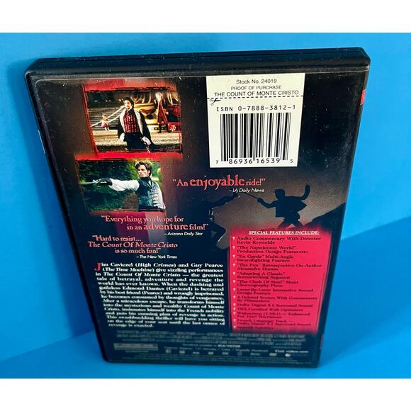 The Count of Monte Cristo (2002) DVD | Jim Caviezel, Guy Pearce - Picture 2 of 6